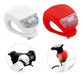 Timalo Silicone LED Bicycle Light Kit White + Red Batteries Included 0