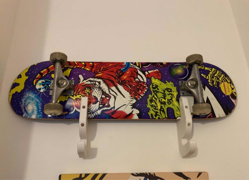 MAV Soporte Pared Longboard Skate Doble 6