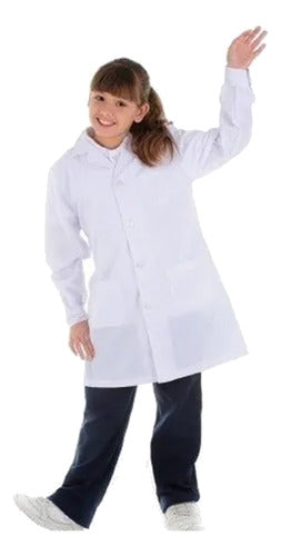 Mundo Trabajo School Tunic for Boys - White 1