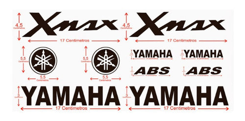 Kit Calcos Yamaha Xmax Pegotines Moto 0