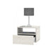 Pontec Modern Floating Nightstand with Drawer 7