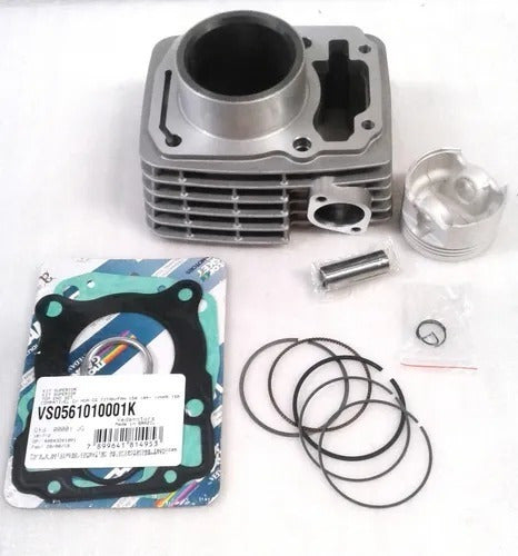 Vedamotors Yamaha YBR 125 Cylinder Kit with 54mm Piston and Rings 1