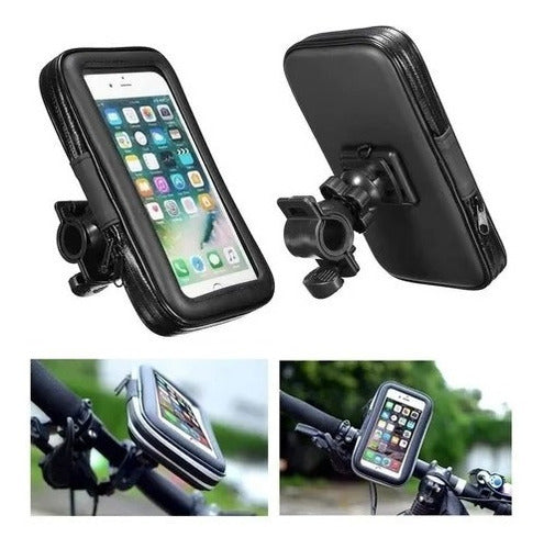 Waterproof XL Waterproof Cell Phone GPS Holder for Motorcycle and Bicycle 1