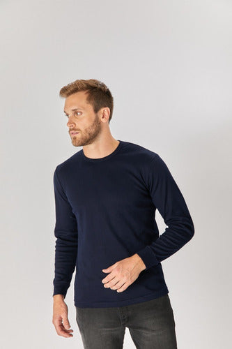 Tres Ases Thermal Cotton Long Sleeve T-Shirt for Men 24