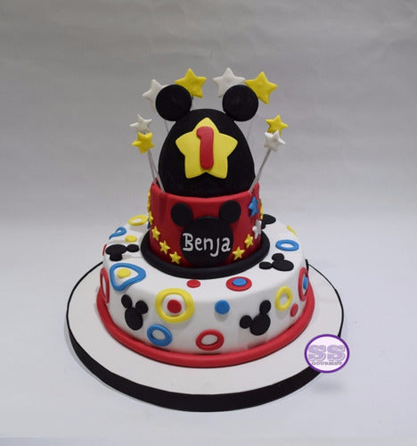 Torta Mickey 4,5 Kg - Ideal Para Cumpleaños - Eventos 0