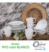 Oxford Juego De Vajilla Ryo Blanco Porcelana 12 Piezas 4