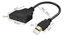 Splitter Hdmi 1x2 Adaptador Divisor 2