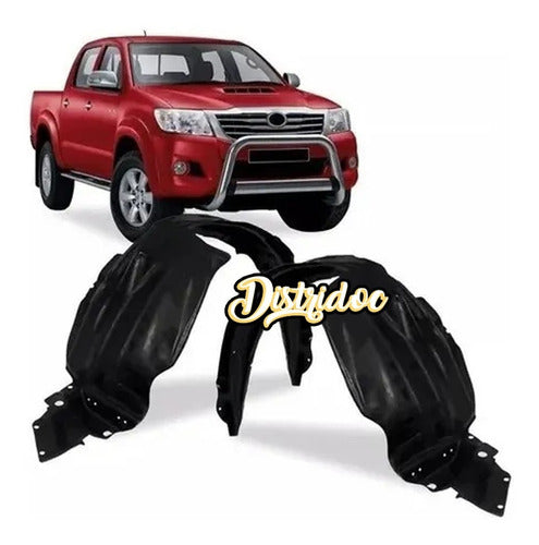 Pasarruedas Kit X2 Guardaplast Hilux 2012 A 2015 Delanteros 6