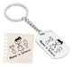 Custom Engraved Kids Drawing Keychain 1