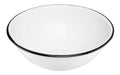 Bowl 500ml Ac.vitrificado Blanco C/borde Negro Cinsa 0