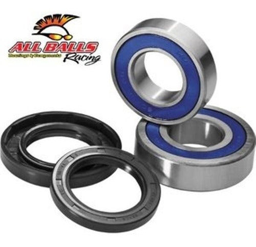 Kit 2 Rulemanes-reten Rueda Del Kxf-kx-drz All Balls 25-1079 0