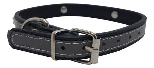Adjustable Reflective Eco Leather Cat Collar Pets Nº1 5