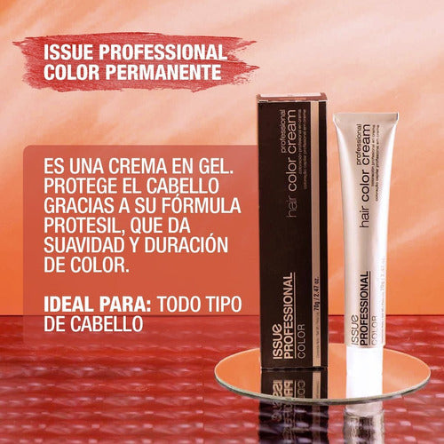 Issue Professional Kit 6U Tintura Coloración En Crema 70G 7