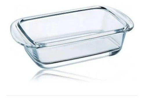 Pyrex Budinera Molde Pan Fuente Vidrio 1.4 Litros 0