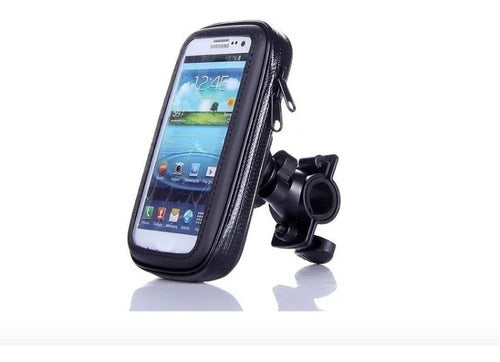 Soporte Funda Porta Gps Celular Moto Bici Impermeable 0