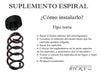 Kit 2 Suplementos Gnc De Goma Para Espirales Fiat Qubo 2