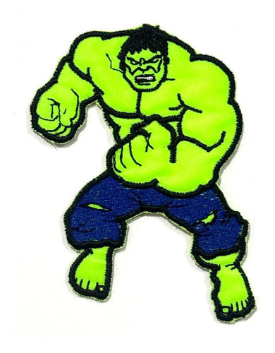 Parche Aplique Bordado P/pegar Hulk Art 085 8,5 Cm De Alto 0