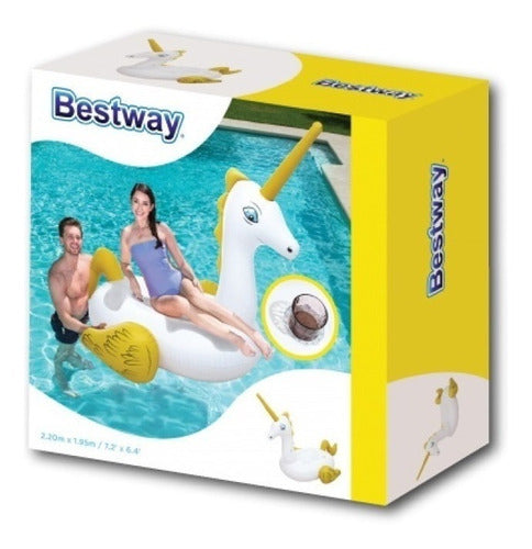 Large Inflatable Unicorn Pool Mat Bestway 41107 3