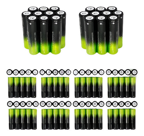 Estados Unidos 100pcs 3.7V 18650 Rechargeable Li-ion Battery 0