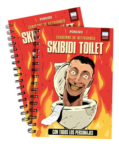 SOYPANDORACOLOR Skibidi Toilet Drawing Coloring Notebook 0