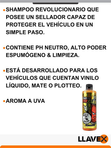 Shampoo Dip Club Ideal Autos Ploteados Toxic Shine 600cc 1