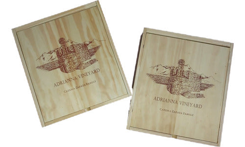 Generic Wooden Wine Boxes - New & Original 6