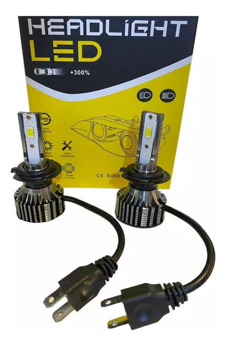 Lampara H7 Led Cree Con Cooler Ph Ventas 0