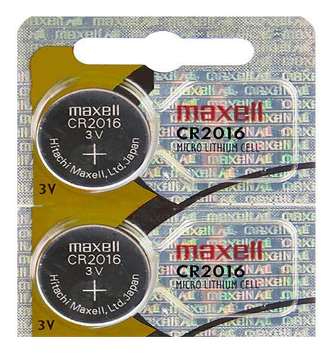 Cr 2016 Maxell Lithium Batteries (2 Piezas) Reloj 3v 2016 Nu 0