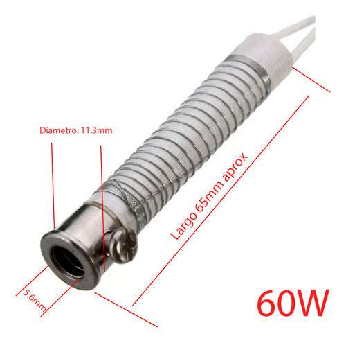 Proskit Calefactor Repuesto Soldador Resistencia 60W 1