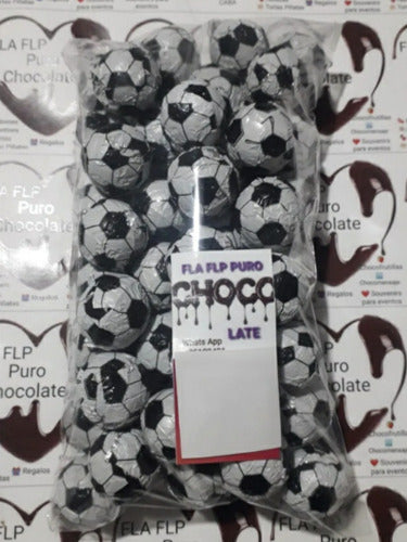 FLA FLP Puro Chocolate Pelotas De Futbol Chocolate Souvenir Cumpleaños Mundial 2