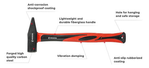 Intertool Cross Peen Hammer 1.8lbs / 28oz, Ingenieros Potent 2