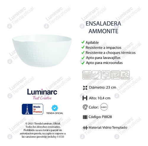 Luminarc Ammonite Dinnerware Set X13 Pieces 4