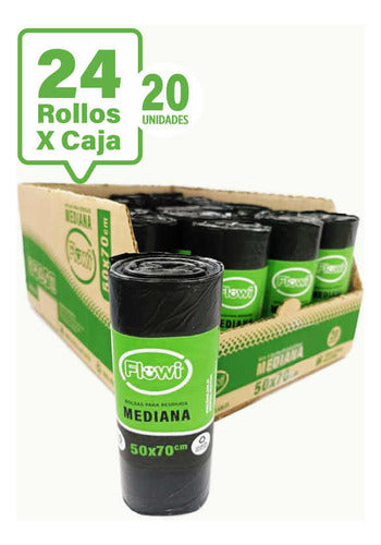 Antartida Flowi Consortium Bags 50x70 Roll of 24 0