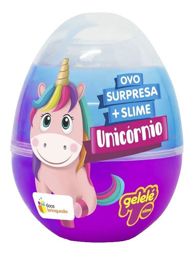 Gelele Surprise Unicorn Slime Egg 98g Share 1