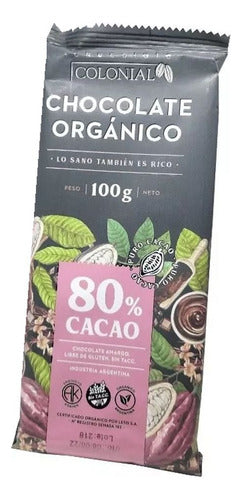 Chocolate Colonial Organic Dark 80% Cacao 0