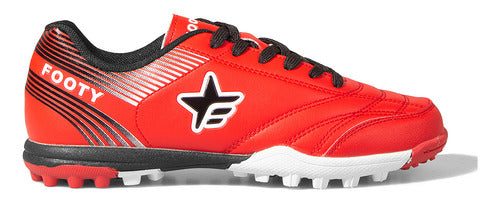 Footy Botines Pista 3006B Red Black Kids 0