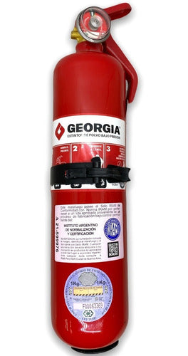 Vehicle Emergency Kit + 1kg Georgia Fire Extinguisher Auto Safety VTV 4