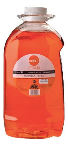 Jabon Liquido Nobb's Citrum Recarga 3 L 0