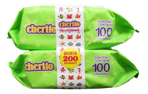 Cherito Wet Wipes X 200 0