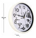 Arribo Large Wall Clock with Silent Second Hand 6