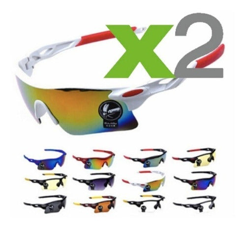 Randy Kit X2 Sunglasses Cycling Shooting Tactical Bike Moto 0