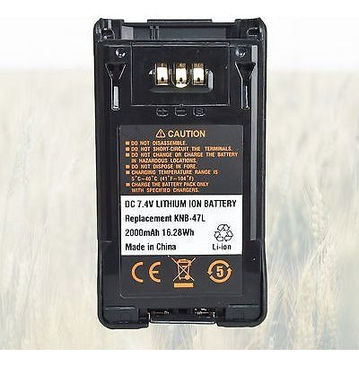 Knb - 47l Li-ion Batería Para Kenwood Nx-200 Nx-300 Tk5220 T 1