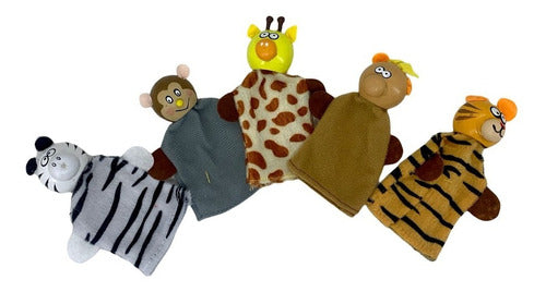 Yo Sí Puedo Finger Puppets Family - Educational Animal Toys 0