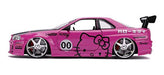 Jada Toys Hello Kitty 1:24 Nissan Skyline Gt-r R34 Coche De 2