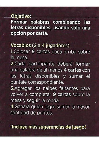 Tinkuy Vocablos Juego De Palabras Cartas 1