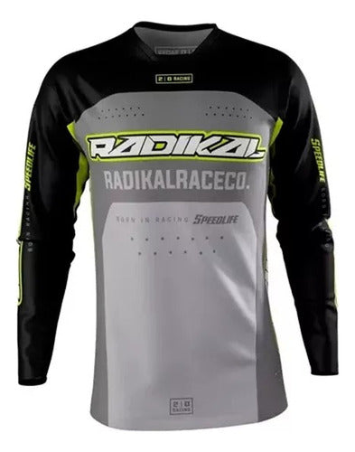 Radikal Jersey Motocross Enduro Concept Grey 0