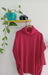 Maxi Oversized Sweater with Wide Long Neck. Black Fuchsia 40