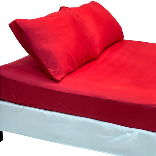 Adjustable Bed Sheet for 2 1/2 Plazas Bed 190x240 cm - Smooth Color 28