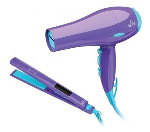 GA.MA Bloom 2300W Hair Dryer + LED Flat Iron 0