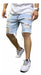 Solcar Jeans Bermuda Mom Hombre Jean Short Roturas 6